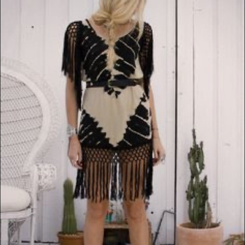 🦄Spell STORM CHASER Fringe Dress!! 8! RARE!!